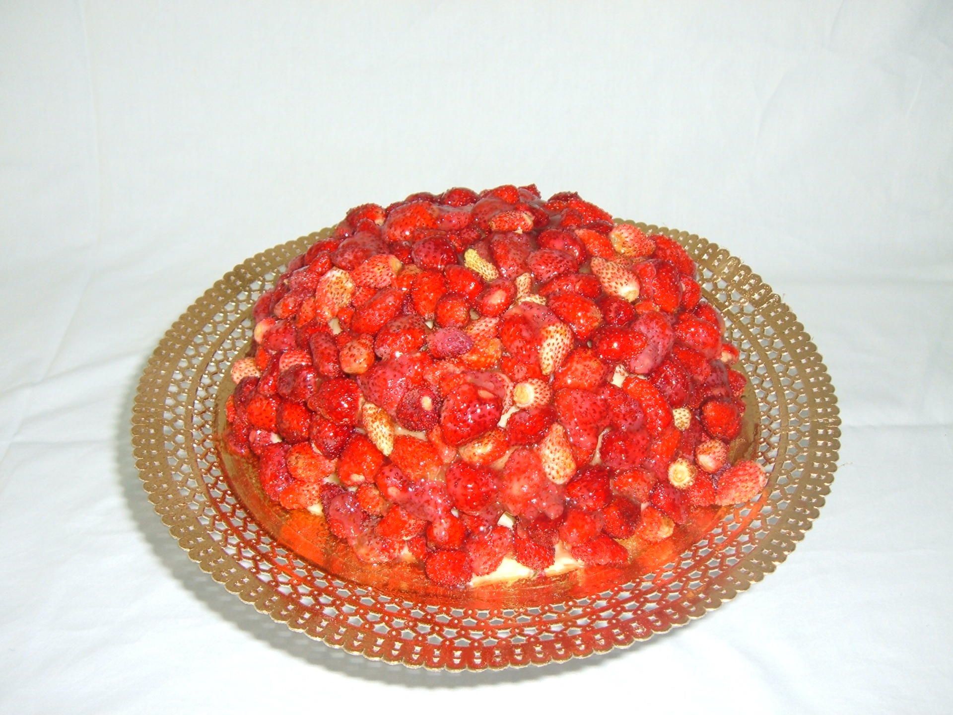 Torta a cupola con fragoline